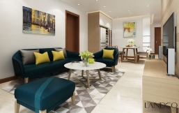 Sắc màu cá tính trong căn hộ Park 5 Times City 