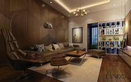 Âm hưởng gỗ nâu trầm trong nhà phố Nguyễn Ngọc Nại