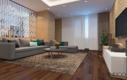 Không gian mở hiện đại tại căn hộ 15-17 Ngọc Khánh